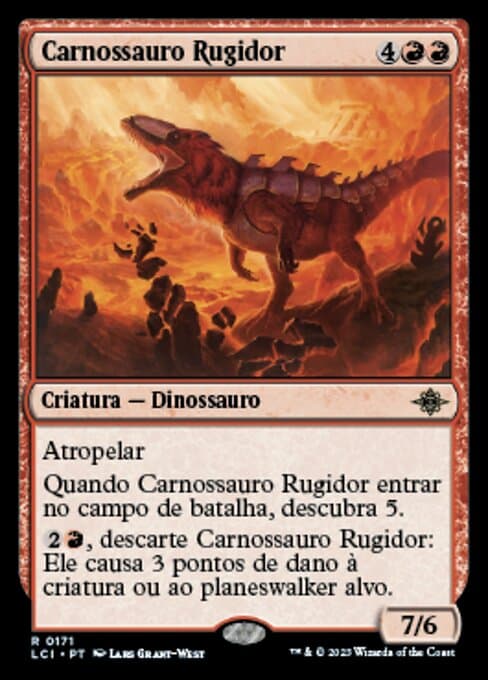 Trumpeting Carnosaur