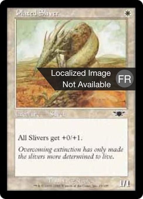 Plated Sliver