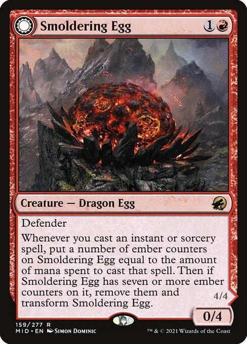 Smoldering Egg • Ashmouth Dragon