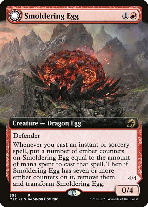 Smoldering Egg • Ashmouth Dragon