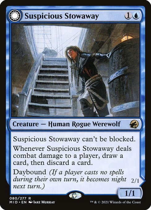 Suspicious Stowaway • Seafaring Werewolf