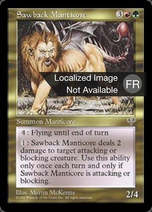 Sawback Manticore