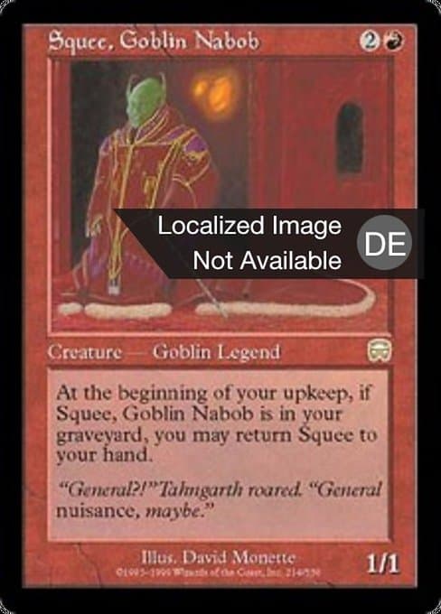 Squee, Goblin Nabob