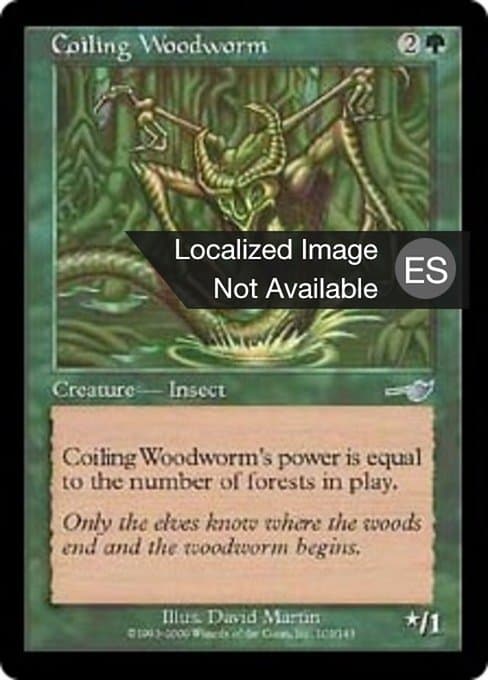 Coiling Woodworm