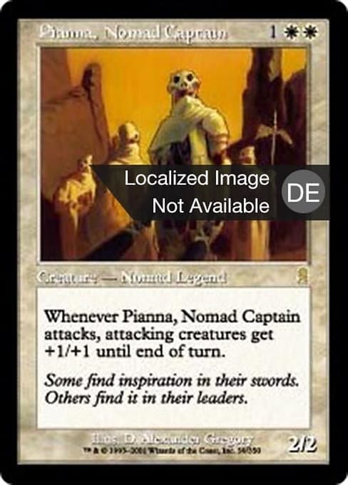 Pianna, Nomad Captain