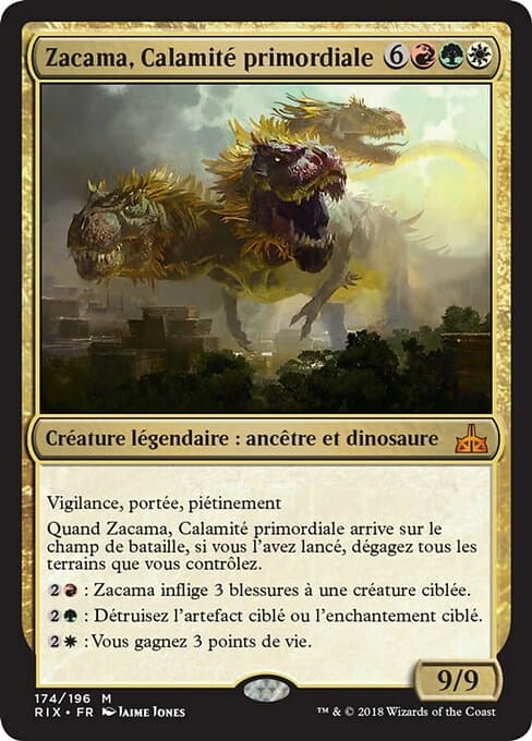 Zacama, Primal Calamity