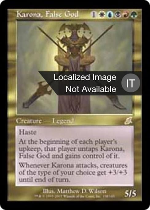 Karona, False God