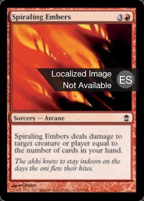 Spiraling Embers