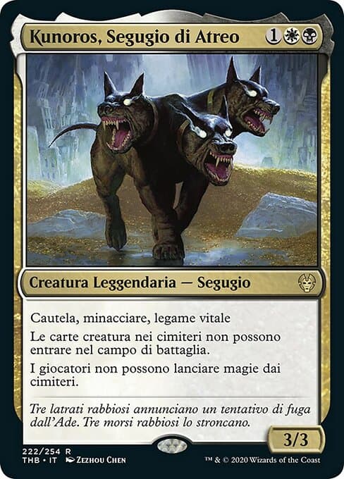 Kunoros, Hound of Athreos