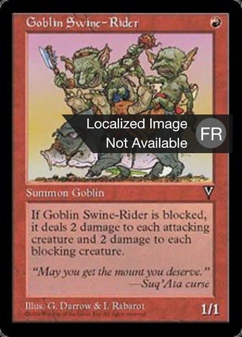 Goblin Swine-Rider