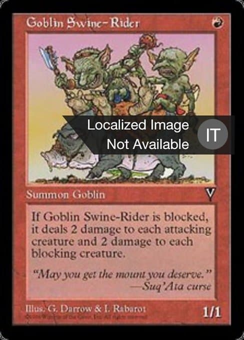 Goblin Swine-Rider