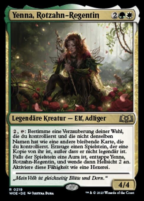 Yenna, Redtooth Regent