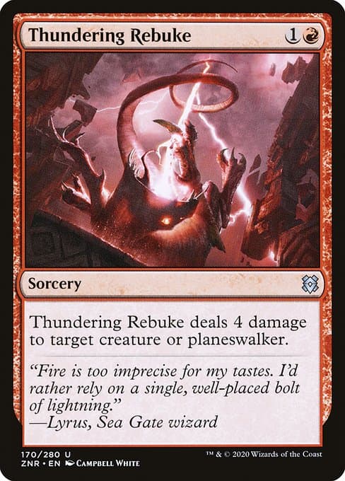 Thundering Rebuke