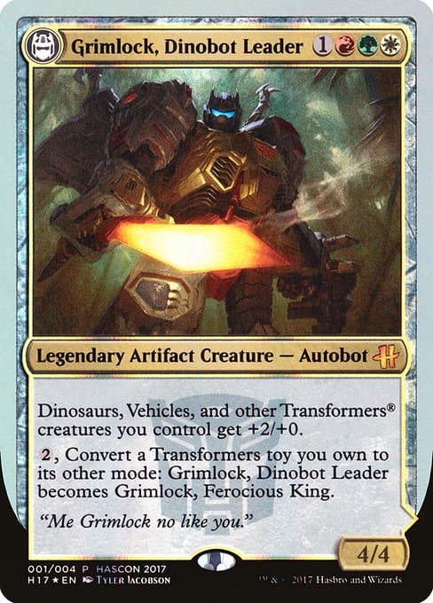 Grimlock, Dinobot Leader • Grimlock, Ferocious King