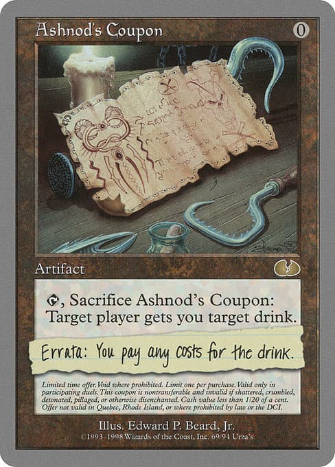 Ashnod's Coupon