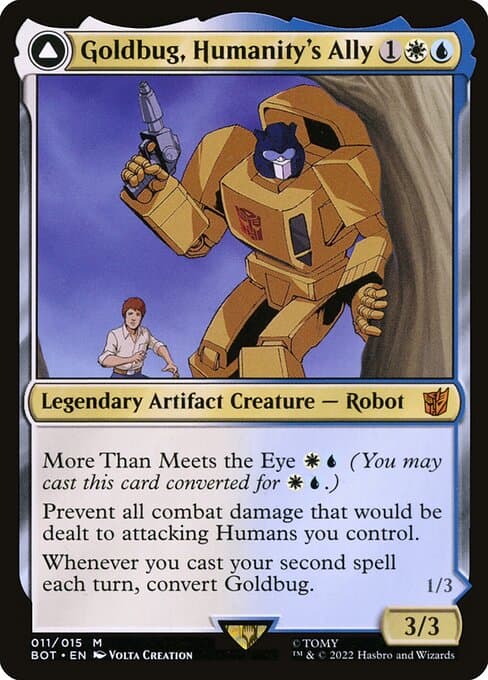 Goldbug, Humanity's Ally • Goldbug, Scrappy Scout