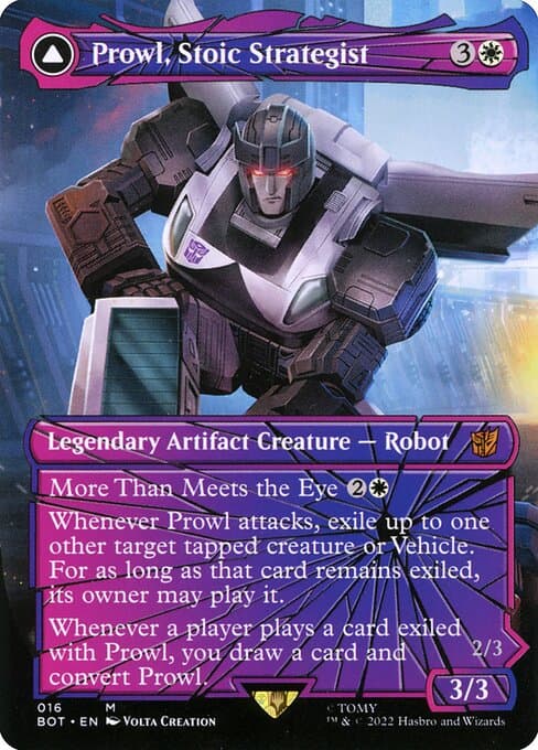 Prowl, Stoic Strategist • Prowl, Pursuit Vehicle