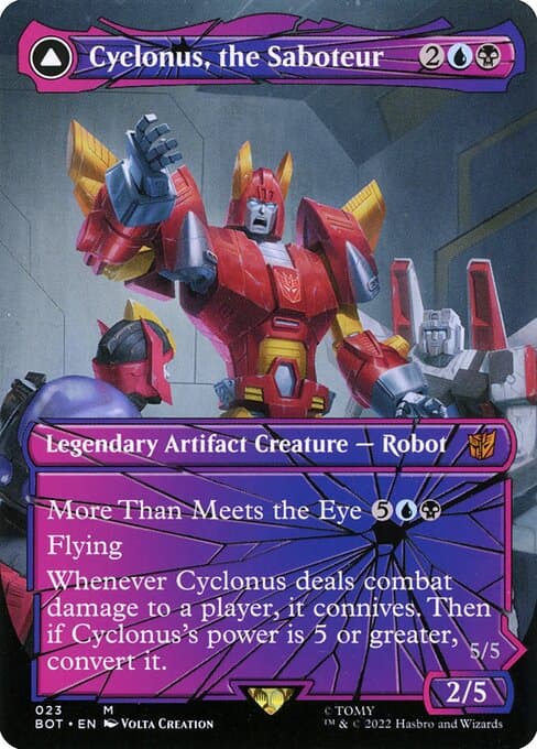 Cyclonus, the Saboteur • Cyclonus, Cybertronian Fighter