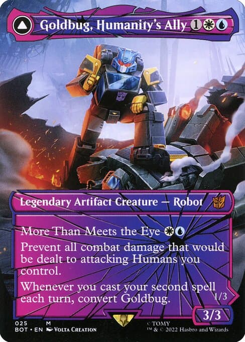 Goldbug, Humanity's Ally • Goldbug, Scrappy Scout