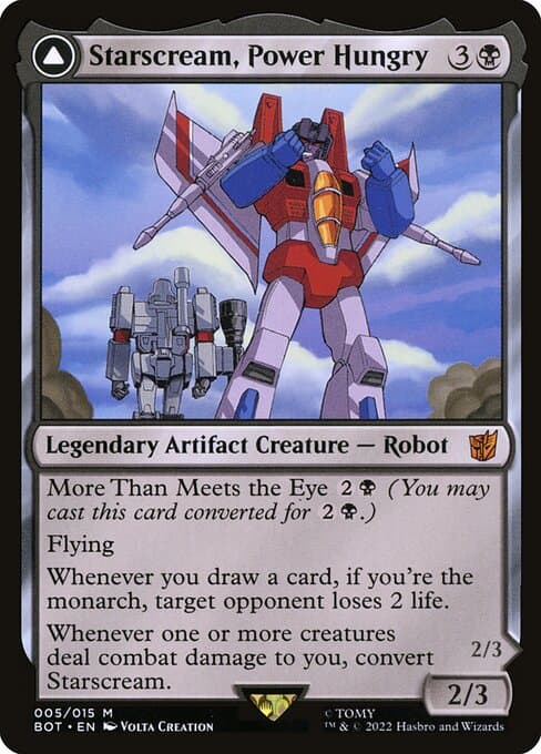 Starscream, Power Hungry • Starscream, Seeker Leader