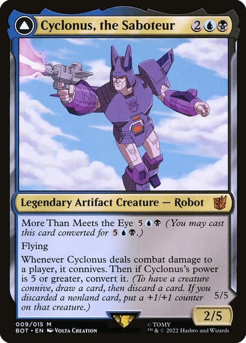 Cyclonus, the Saboteur • Cyclonus, Cybertronian Fighter