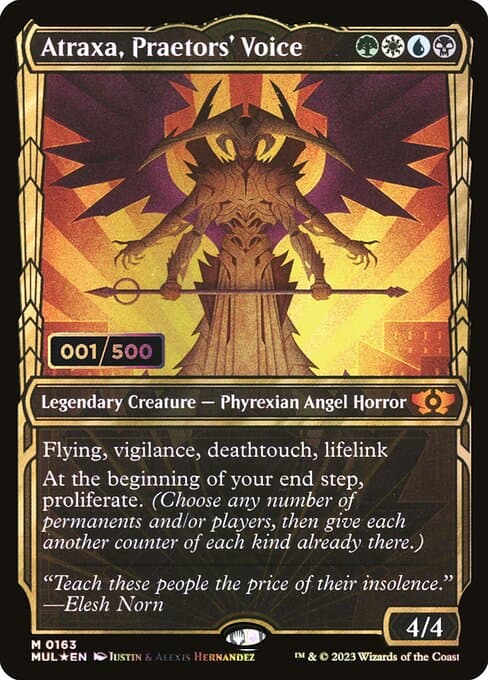 Atraxa, Praetors' Voice