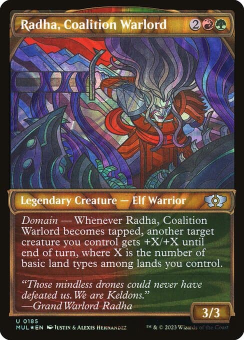 Radha, Coalition Warlord