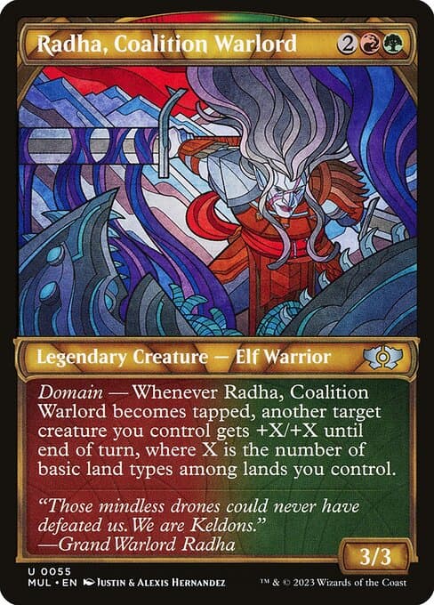 Radha, Coalition Warlord