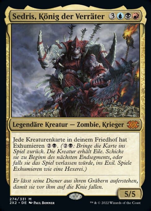 Sedris, the Traitor King