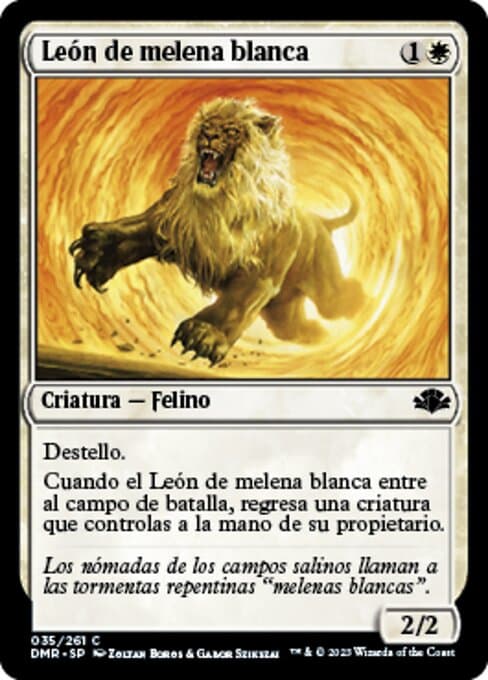 Whitemane Lion