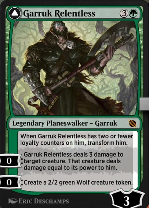 Garruk Relentless • Garruk, the Veil-Cursed