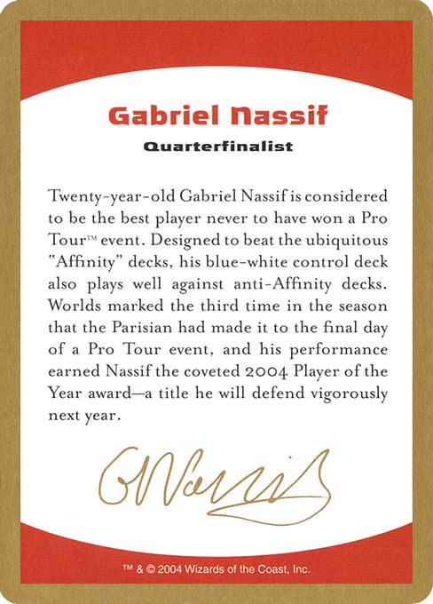 Gabriel Nassif Bio