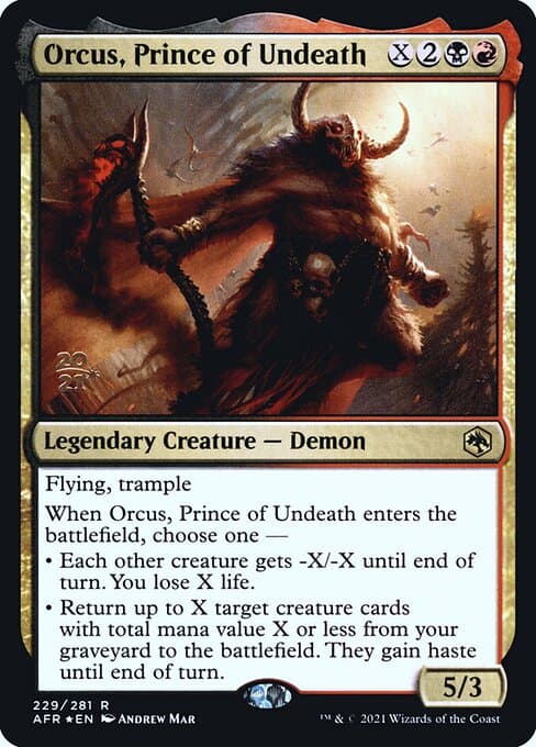 Orcus, Prince of Undeath