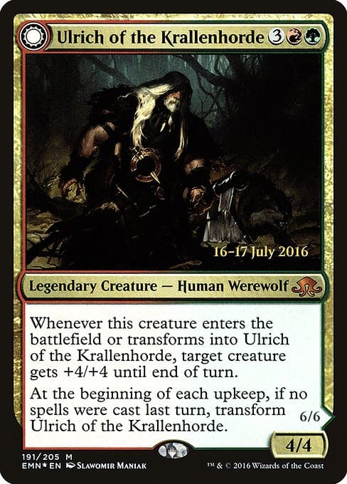 Ulrich of the Krallenhorde • Ulrich, Uncontested Alpha