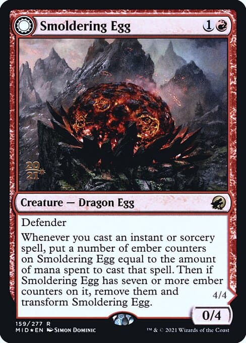 Smoldering Egg • Ashmouth Dragon