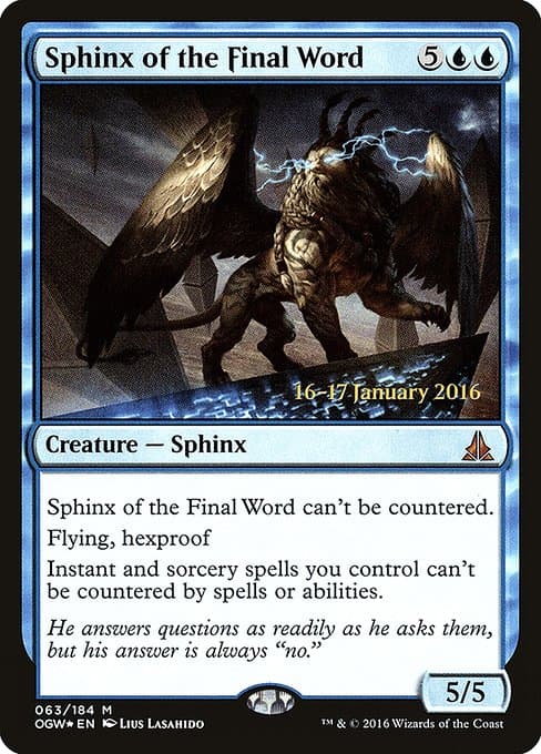 Sphinx of the Final Word