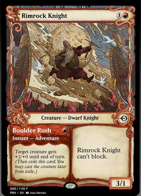 Rimrock Knight • Boulder Rush