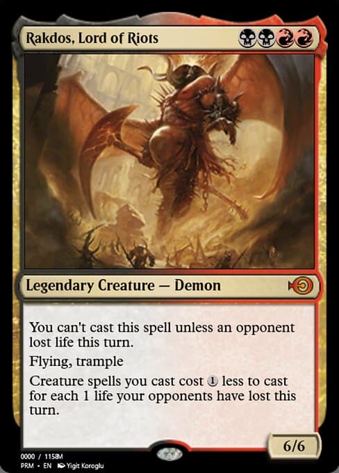 Rakdos, Lord of Riots