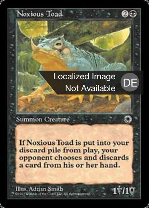 Noxious Toad