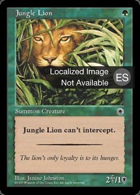 Jungle Lion