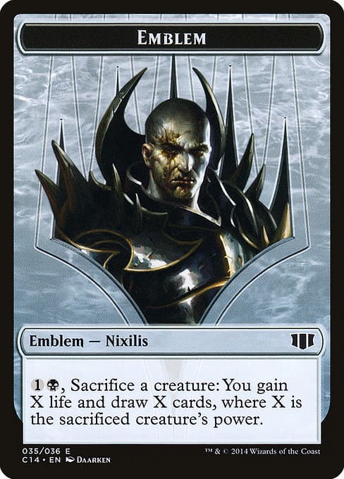 Ob Nixilis of the Black Oath Emblem