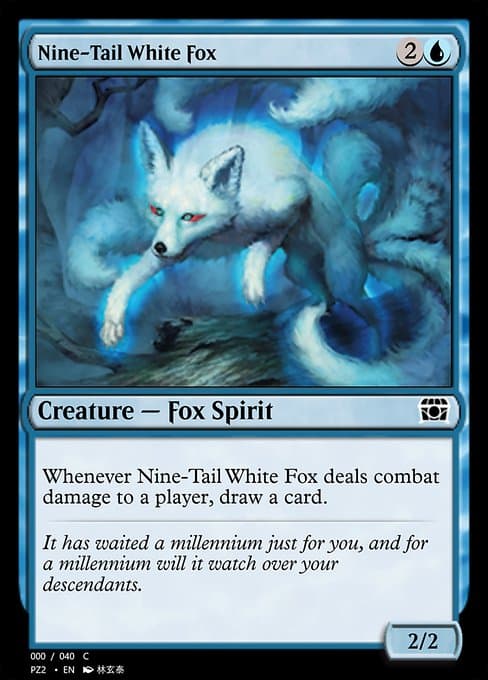 Nine-Tail White Fox